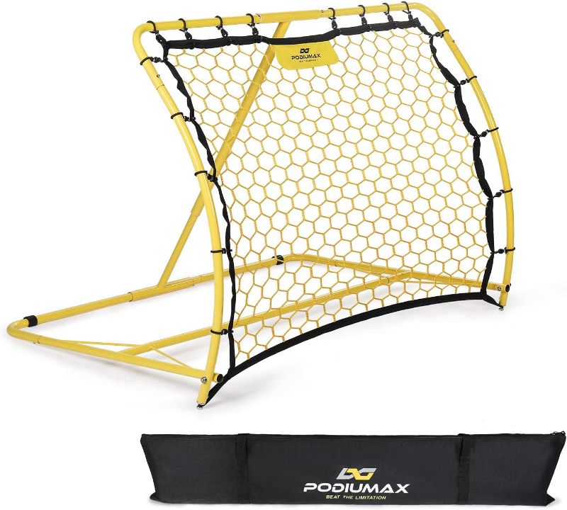 Photo 1 of PodiuMax Portable Soccer Trainer, Rebounder Net with Adjustable Angle | Perfect for Team and Solo Training
