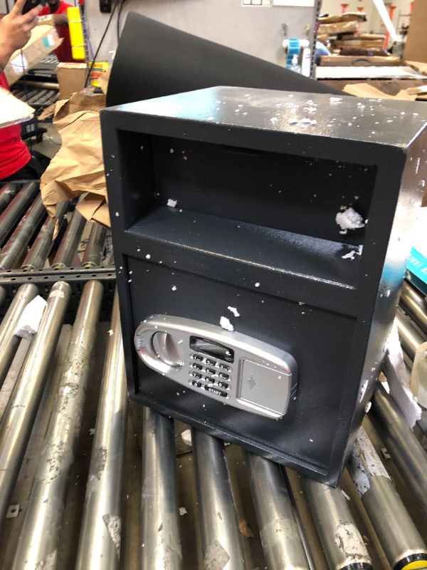 Photo 2 of PARAGON LOCK & SAFE Digital Depository Safe – Electronic Drop Box with Keypad, 2 Manual Override Keys – Deposit Cash Easily – For Home or Business
