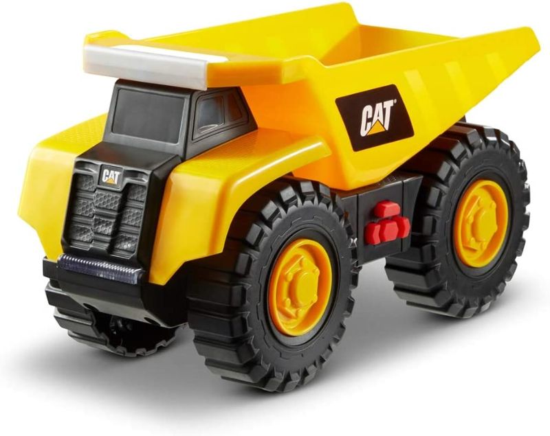 Photo 1 of Cat Construction Tough Machines Toy Dump Truck with Lights & Sounds, Yellow
