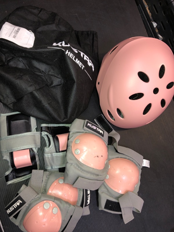 Photo 1 of KIDS PINK MATTE BIKE BICYCLE HELMET SET , NEEDS TO BE WIPED DOWN WITH A CLEANING CLOTH , SIZE MEDIUM 