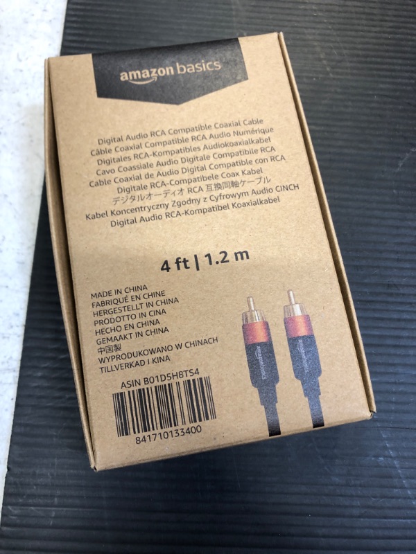 Photo 2 of AmazonBasics Digital Audio Coaxial Cable - 4 Feet