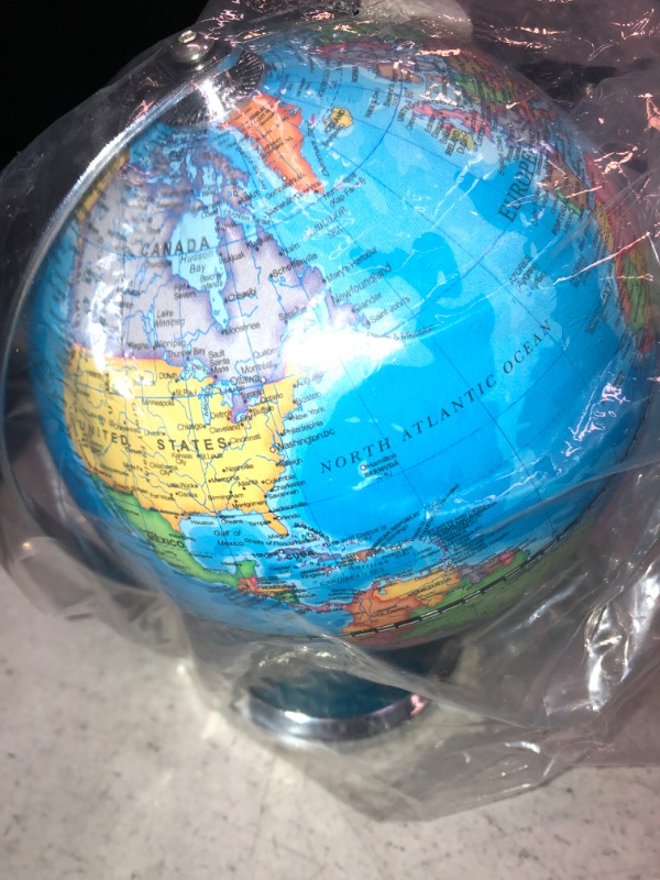 Photo 2 of Exerz World Globe Dia 5.5-inch - Political Map Mini Earth Globe - Educational Geographic Learning 5.5" Political