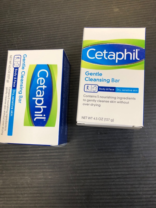 Photo 2 of 2 COUNT Cetaphil Gentle Cleansing Bar 4.5 Oz