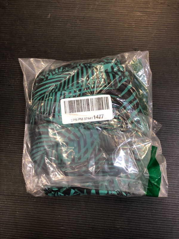 Photo 1 of Green/Black Leaf Dress Sleeveless S