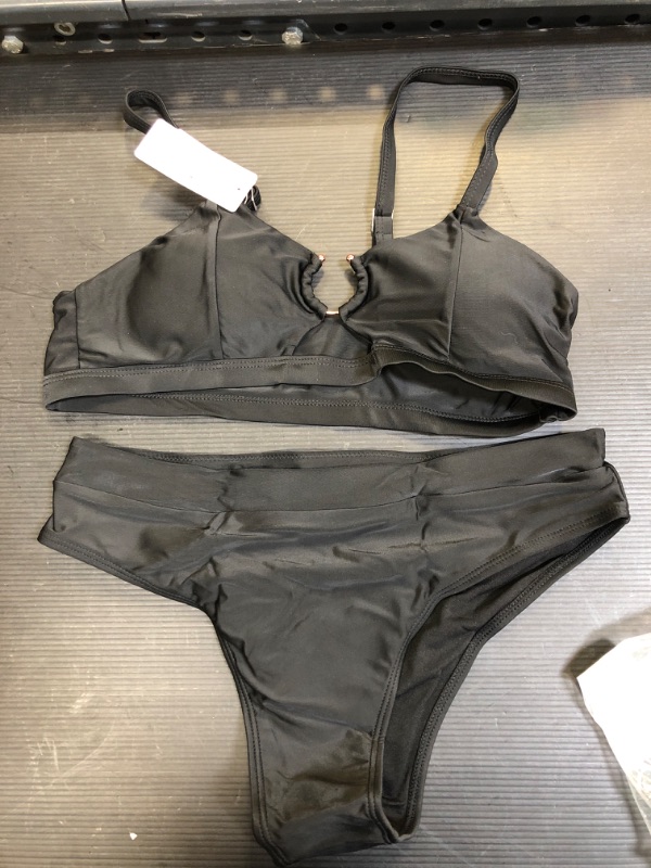 Photo 1 of BLack 2PCS Bikini Set L