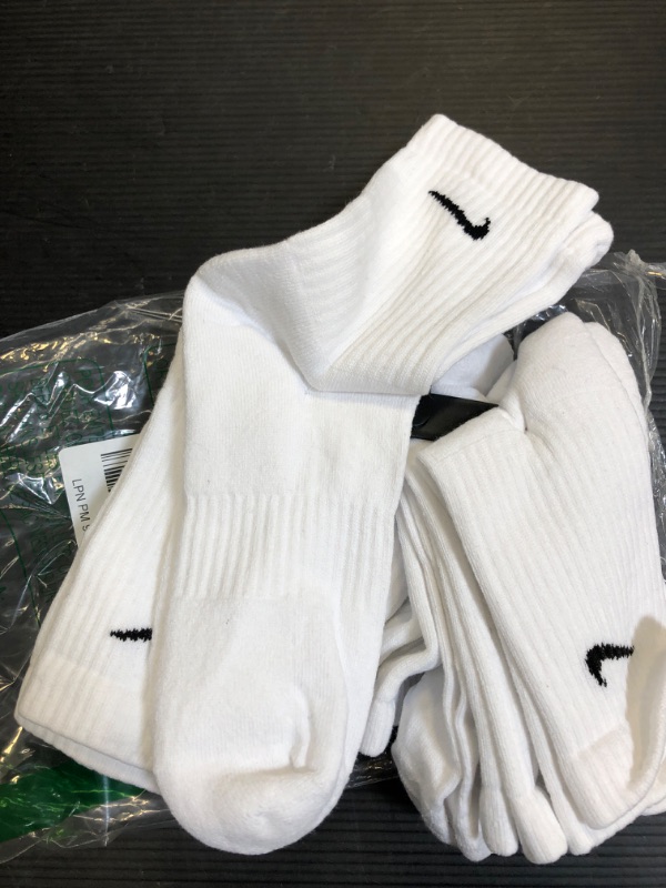 Photo 2 of 6 Pack Nike Crew Socks White M