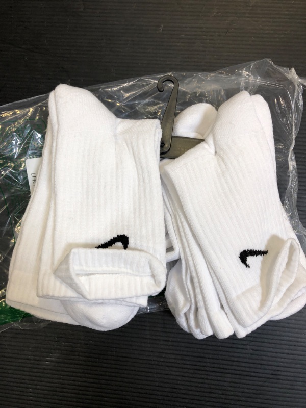 Photo 1 of 6 Pack Nike Crew Socks White M