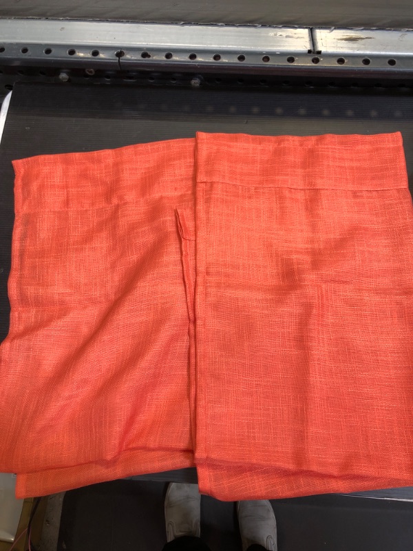 Photo 1 of 2PCS Coral Curtain Panels 25x36"