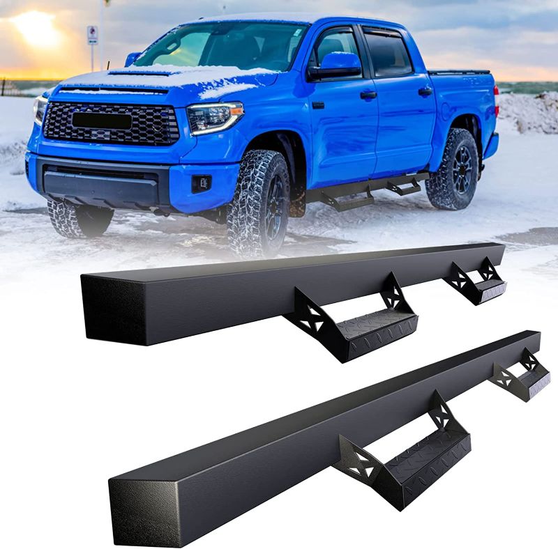 Photo 1 of A and K Running Boards Side Step Nerf Bars for Toyota Tundra CrewMax Cab 2007-2020 (Driver and Passenger Side)