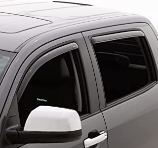 Photo 1 of Auto Ventshade AVS 194101 In-Channel Ventvisor Side Window Deflector, 4-Piece Set for 2009-2018 Dodge Ram 1500; 2019-22 Ram 1500 Classic, Fits Quad Cab. Moderate Use, Box packaging Daamged, Scratches and Scuffs on Plastic of Items
