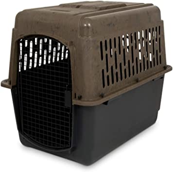 Photo 1 of Ruff Maxx 21797 Camouflage Pet Kennel, 36"/30-70 lb. Box Packaging Damaged, Bottom Half has Plastic Damage as Shown in Pictures. Missing Hardware
