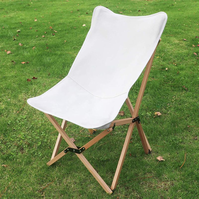 Photo 1 of Benewin Camping Folding Wood Chair- Portable Outdoor Picnic Chair, Foldable Wooden Chair in a Bag for Picnic, Camp, Travel, Garden BBQ Accessories
