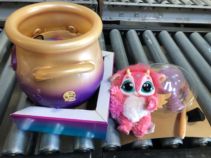 Photo 3 of MAGIC MIXIES MAGICAL MISTING CAULDRON WITH INTERACTIVE 8 INCH PINK PLUSH TOY