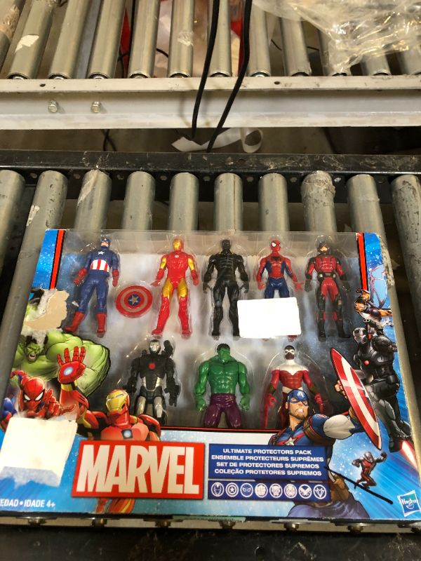 Photo 2 of Marvel Avengers Action Figures - Iron Man, Hulk, Black Panther, Captain America, Spider Man, Ant Man, War Machine & Falcon! (8)