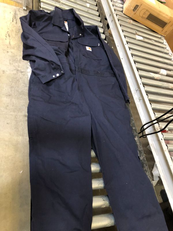 Photo 3 of Carhartt mens Flame Resistant Loose Fit Twill Coverall
, SIZE UNKNOWN, ABOUT 42" FROM WAIST TO BOTTOM