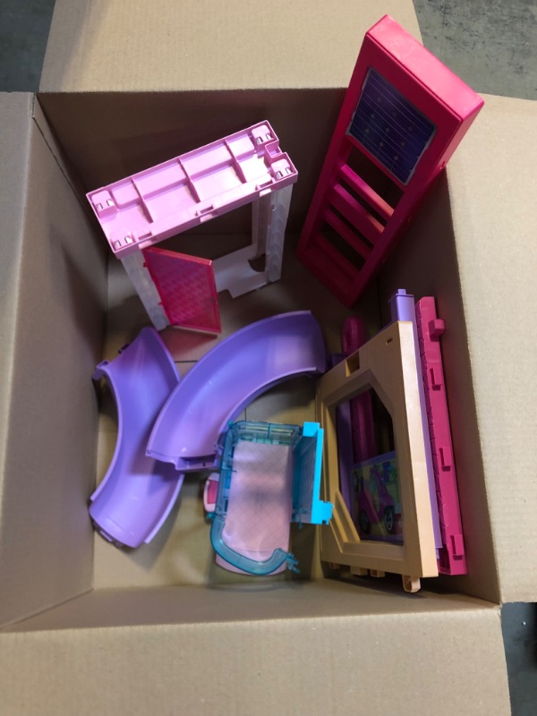 Photo 4 of Barbie DreamHouse Dollhouse with 70+ Accessories, Working Elevator & Slide, Transforming Furniture, Lights & Sounds