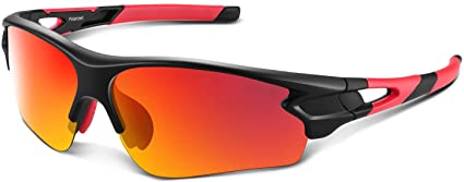 Photo 1 of Polarized Sports Sunglasses for Men Women Youth Baseball Fishing Cycling Running Golf Motorcycle Tac Glasses UV400
bundle of 2