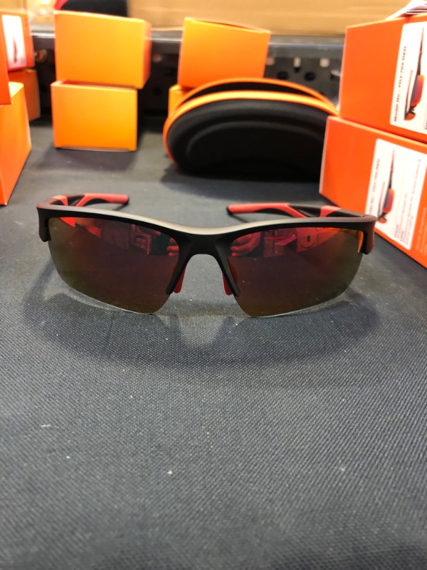 Photo 2 of Polarized Sports Sunglasses for Men Women Youth Baseball Fishing Cycling Running Golf Motorcycle Tac Glasses UV400
bundle of 2