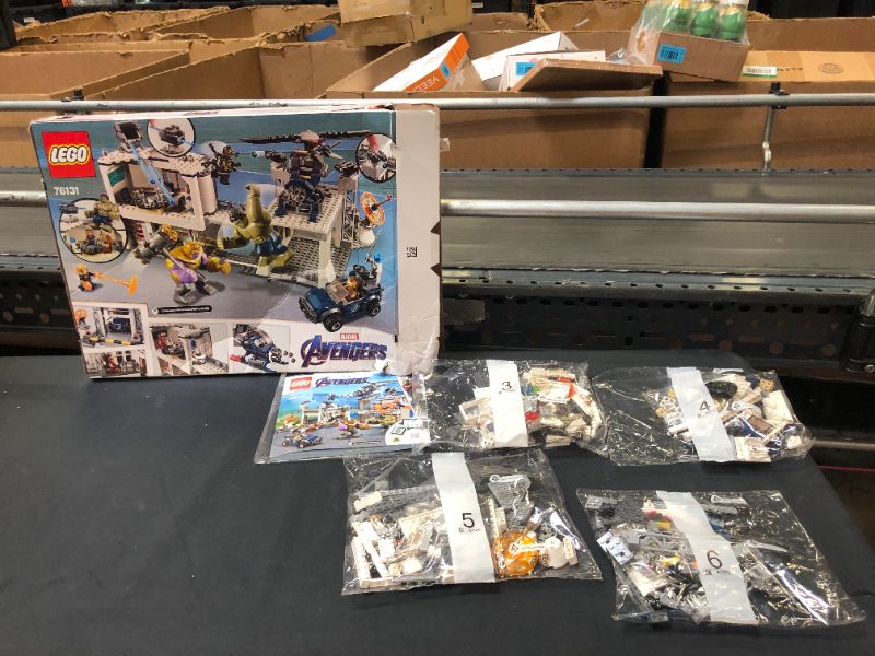 Photo 2 of LEGO Marvel Avengers Compound Battle 76131 Building Set Includes Toy Car, Helicopter, and Popular Avengers Characters Iron Man, 