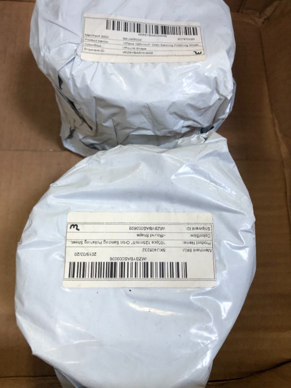 Photo 1 of 160 PCS 5 Inch Sanding Discs Hook and Loop Orbital Sander Sandpaper 40 60 80 100 120 150 240 320 400 600 Grit 8 Hole Sanding Discs (160 PCS, 40-600 GRIT)
