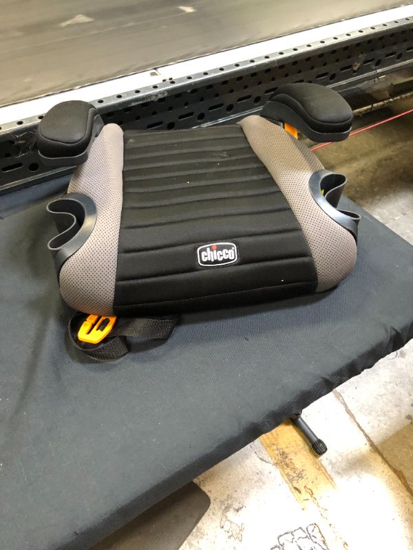 Photo 1 of Chicco GoFit Backless Booster Car Seat, Travel Booster Seat for Car, Portable Car Booster Seat for children 40-110 lbs., Shark/Black/Grey
