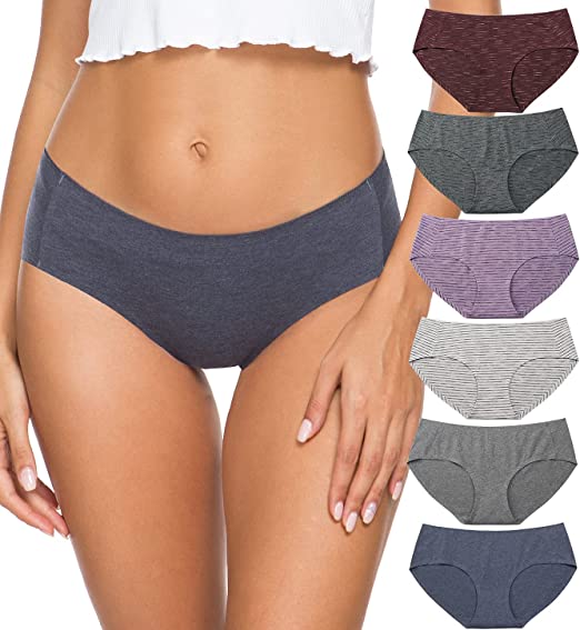 Photo 1 of Altheanray Womens Underwear Seamless Cotton Briefs Panties for Women 6 Pack size small
