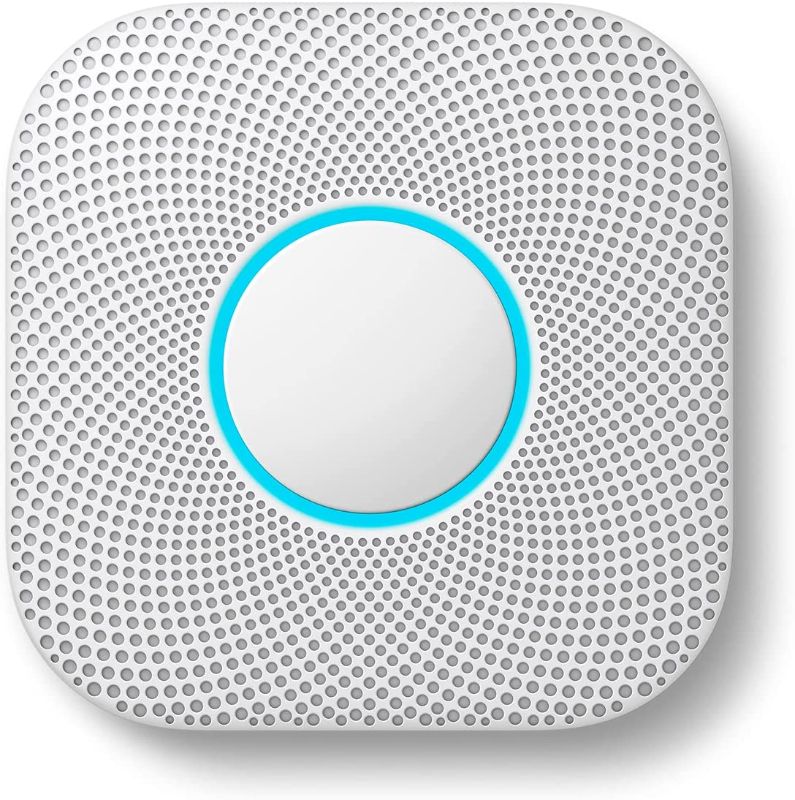 Photo 1 of Google Nest Protect - Smoke Alarm - Smoke Detector and Carbon Monoxide Detector - Battery Operated , White - S3000BWES
