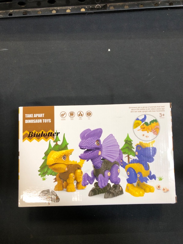 Photo 2 of Biulotter Dinosaur Toys ,Take Apart Dinosaur Toys for Kids, Educational Toys for Kids , Building Toys for Kids, Dinosaur Toys Christmas Birthday Gifts Boys Girls
