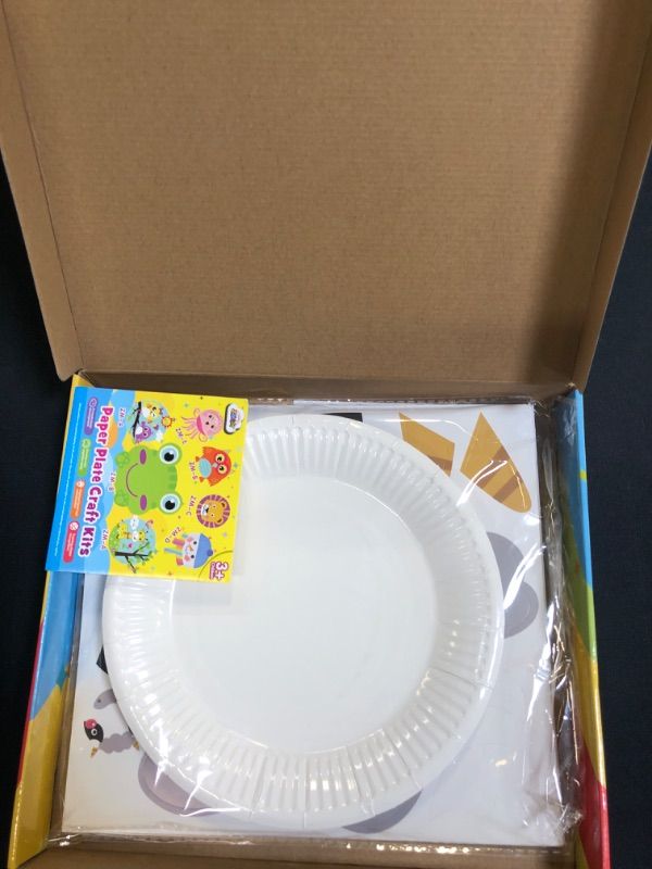Photo 2 of ZMLM Arts Crafts Toy Gift: Paper Plate Kit for Kids DIY Art Supplies Project Children Preschool Classroom Party Favor Activity Toddler Birthday Game Educational Holiday Christmas Crafts for Girls Boys
