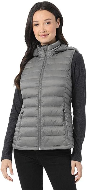Photo 1 of 32 Degrees Women’s Ultra-Light Down Alternative Water-Repellent Packable Puffer Vest Outerwear with Zipper
size 2x