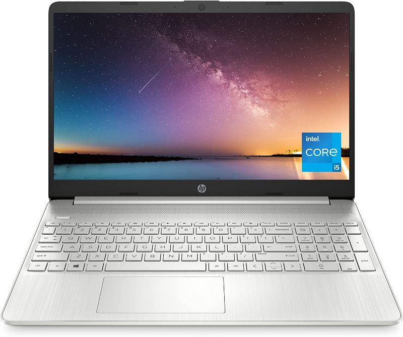 Photo 1 of HP 15.6-inch Laptop, 11th Generation Intel Core i5-1135G7, Intel Iris Xe Graphics, 8 GB RAM, 256 GB SSD, Windows 11 Home (15-dy2024nr, Natural silver)
