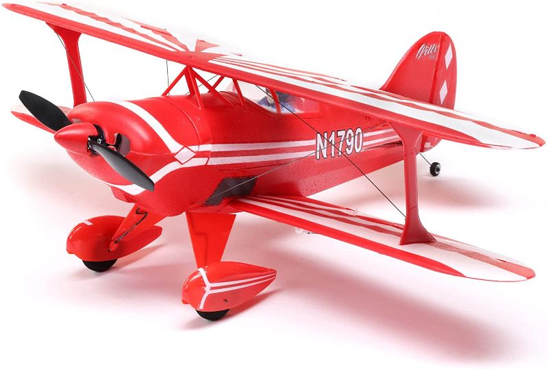 Photo 1 of E-flite RC Airplane UMX Pitts S-1S BNF Basic (Transmitter, Battery and Charger Not Included) with AS3X and Safe Select, EFLU15250
