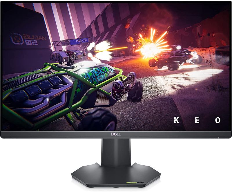 Photo 1 of Dell 24-Inch 165Hz Gaming Monitor - Full HD 1920 x 1080 Display, 1ms Response Time, IPS, AMD FreeSync Technology, 99% sRGB Color Gamut, NVIDIA G-Sync Compatible, HDMI, DisplayPort, Black - G2422HS
