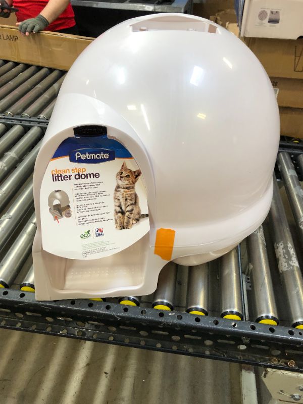 Photo 1 of Booda Dome Clean Step Cat Litter Box, Pearl