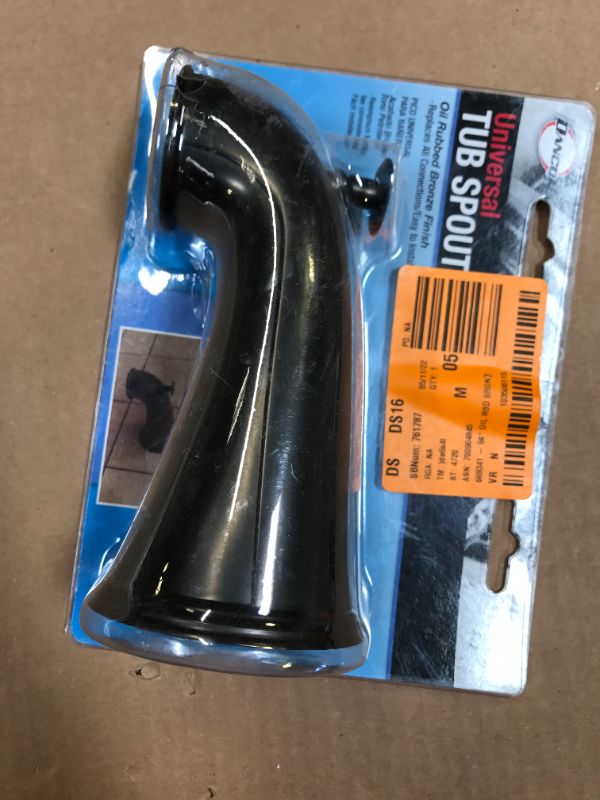 Photo 1 of 5-1/2 in. Decorative Tub Spout in Oil Rubbed Bronze
