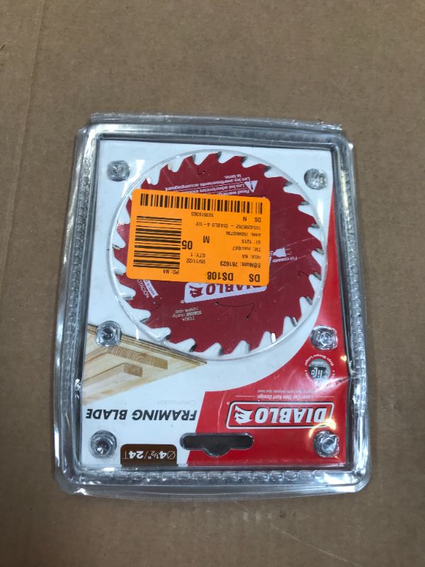 Photo 1 of 4-1/2 in. x 24-Tooth Framing Circular Saw Blade
