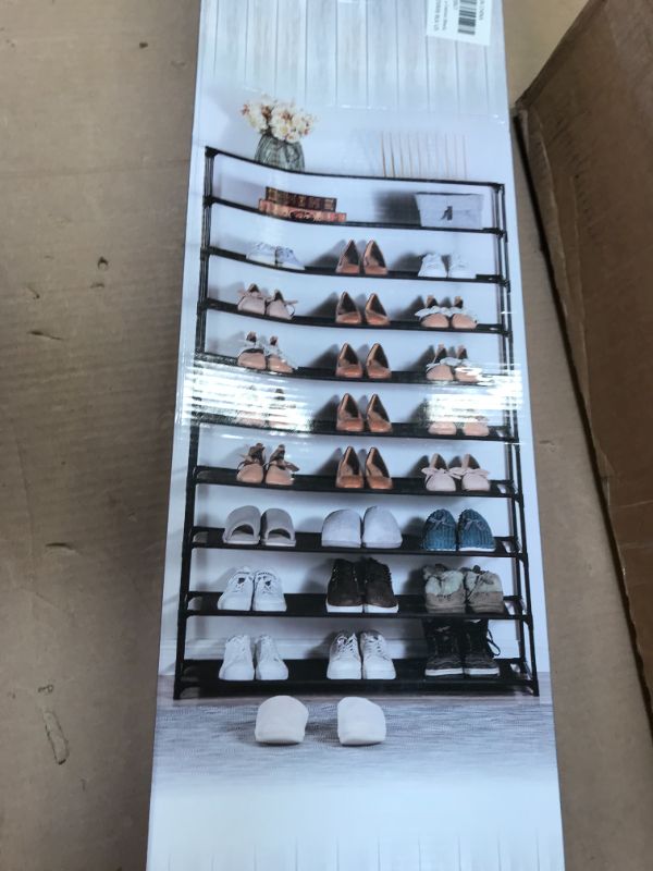 Photo 1 of 10 tier shoe rack 