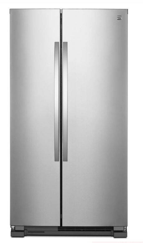 Photo 1 of Kenmore 41173 25 cu. ft. Side-by-Side Refrigerator - Stainless Steel
