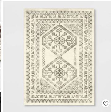 Photo 1 of Distressed Persian Accent Rug Cream - Threshold™ 4'x5'5"

