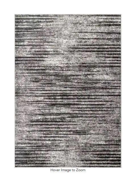 Photo 1 of Elsa Faded Gray 8 ft. x 10 ft. Area Rug
