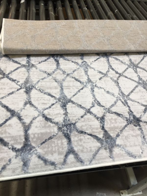 Photo 3 of Charla Rug Gray/Blue - Safavieh 6'7"x6'7"

