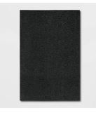 Photo 1 of 4'x6' Shag Rug Black - Room Essentials 
