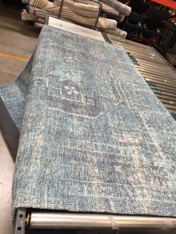 Photo 5 of 7'x10' Groveton Saturated Persian Style Rug Blue - Threshold
