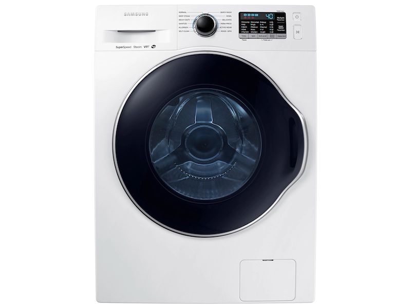 Photo 1 of 2.2 cu. ft. Compact Front Load Washer with Super Speed in White *COSMETIC DMG*
