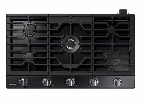 Photo 1 of Samsung 36 Inch Wide 5 Burner Gas Cooktop
