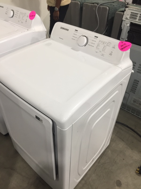 Photo 3 of samsung dryer dve41a3000w/a3