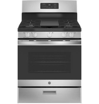 Photo 1 of GE® 30" Free-Standing Gas Range
Model #:JGBS66REKSS
