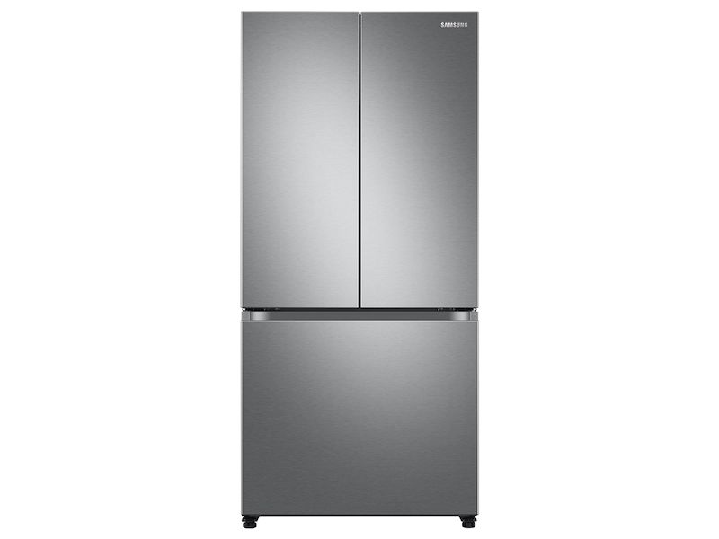 Photo 1 of 19.5 cu. ft. Smart 3-Door French Door Refrigerator in Stainless Steel
