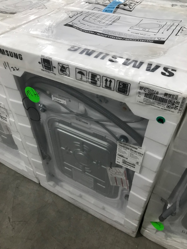 Photo 3 of SAMSUNG 4.5 Cu. Ft. White Front Load Washer