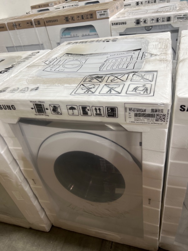 Photo 2 of SAMSUNG 4.5 Cu. Ft. White Front Load Washer- factory sealed